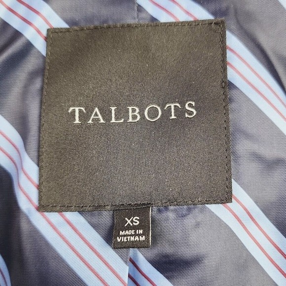 Talbots Jacket Womens XSmall Red Quilted Military Coat Fully Lined Cabincore - Picture 6 of 12